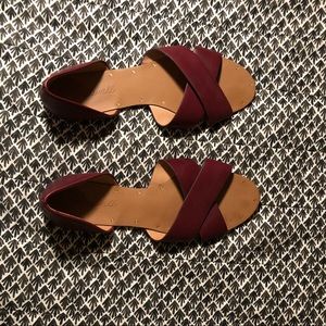 Madewell Thea Sandals - Cabernet